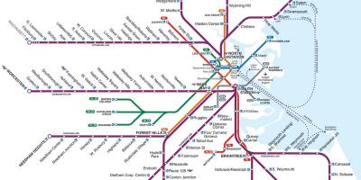 보스턴 기차역 지도