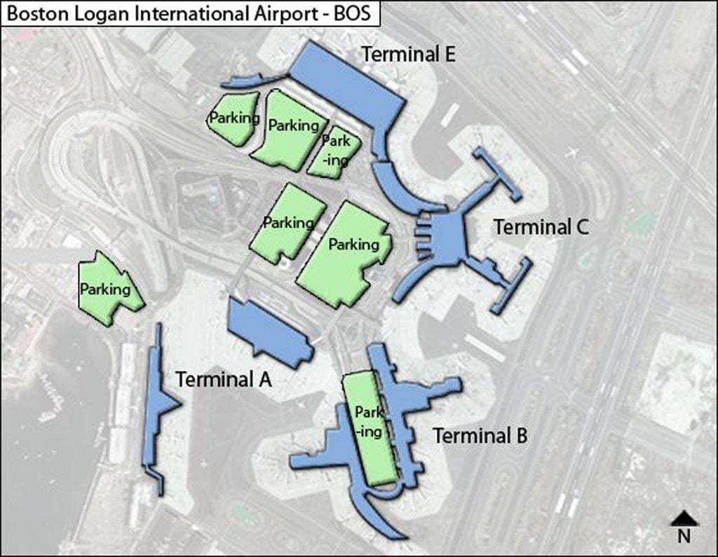 지도 로건의 공항 c