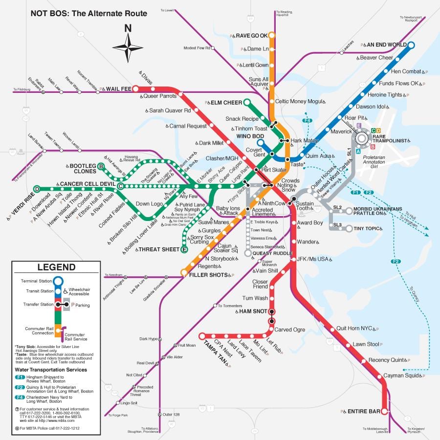 지도 Boston