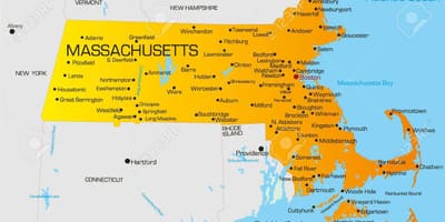 Massachuset 지도