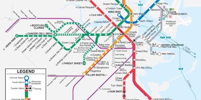 지도 Boston