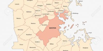 Map 보스턴 지역